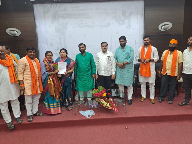 शितलताई भांगे यांची शिवसेनेच्या महिला जिल्हाप्रमुख पदी निवड.. 1 IMG 20230623 WA0024 1