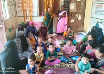 हिमायतनगर येथील अंगणवाडी क्रमांक 6 मध्ये मान्सून पूर्व तयारी कार्यक्रम संपन्न.. 5 Picsart 23 06 15 14 54 54 169