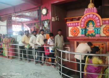 श्रावणाच्या पहिल्या सोमवारी श्री परमेश्वर मंदिर देवस्थानचे दर्शन घेण्यासाठी अलोट गर्दी... 9 IMG20230821102226