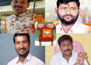 हिमायतनगर भाजपा तालुकाध्यक्षाच्या निवडीकडे सर्वांचे लागले लक्ष !<br />👉🏻गजानन चायल ,सुधाकर पाटील,गजानन तुप्तेवार सह आशिष सकवान मध्ये अध्यक्ष पदासाठी लागली चढाओढ… 4 Picsart 23 09 12 16 43 17 214