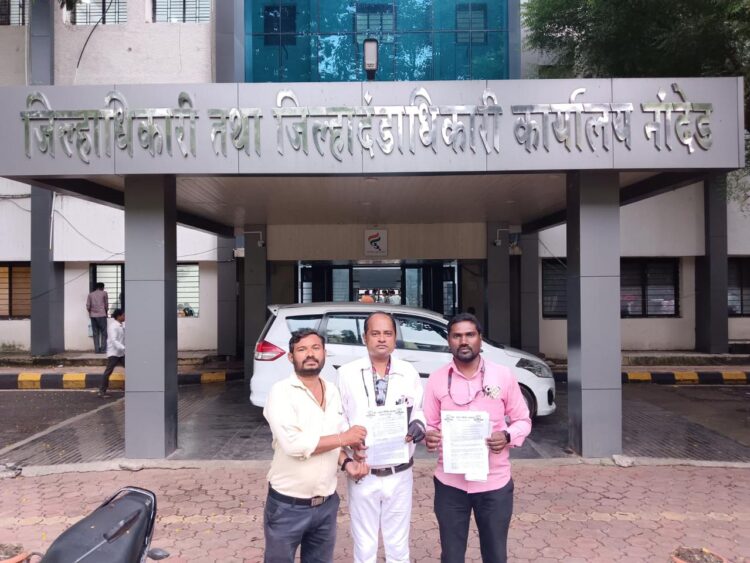 सरकारने कॉन्ट्रॅक्ट भरतीचा परिपत्रक काडला तो रद्द करण्यात यावा यासाठी अन्यथा आमरण उपोषण ईशारा -  आप ॲड. अनुप आगाशे 1 image editor output image1601484791 1695714176796