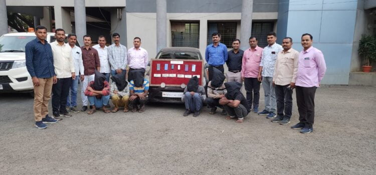 जनावर चोरीच्या गुन्हयातील सहा आरोपीना 4,01,000/- रुपयाचे मुद्देमालासह अटक - स्थानिक गुन्हे ची कार्यवाही 1 image editor output image1817465083 1703167580168