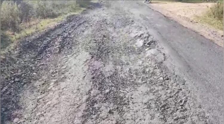 <em>देगलूर - होट्टल रस्त्याची दुरावस्था, प्रशासन मात्र निद्रावस्थेत</em> 1 image editor output image654410182 1703664741077