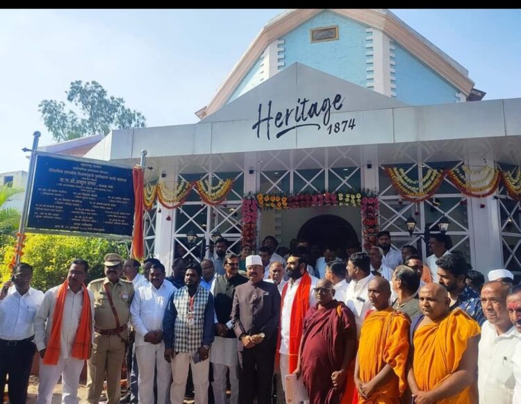 पालकमंत्री अब्दुल सत्तार यांच्या हस्ते हिंगोली येथील ऐतिहासिक शासकीय विश्रामगृहाचे लोकार्पण 1 image editor output image922177460 1706277108037