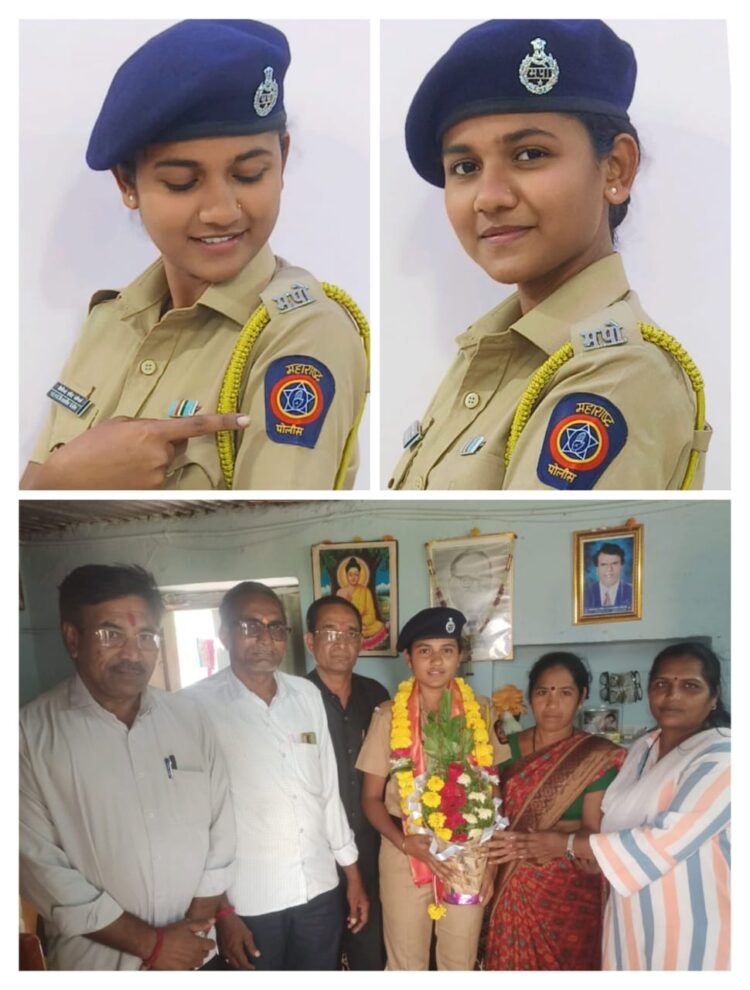 ठरवलेलं ध्येय सत्यात उतरवून,मेहनत आणि जिद्दीच्या जोरावर, क्षितिजा जोंधळे नी घेतली गरूड भरारी 1 image editor output image 577497639 1726125452212