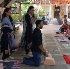 नांदेड इनरव्हील क्लबच्या वतीने र्हदयरोग दिना निमीत्त CPR चा प्रकल्प संपन्न. 2 img 20241002 1542177574903091610933170