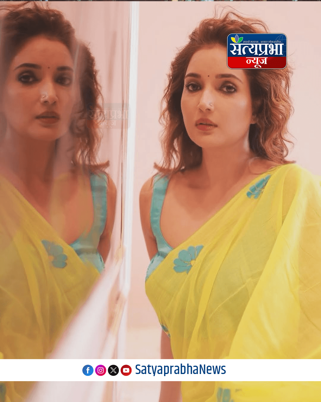 पिवळ्या साडीत रूपाली भोसलेने दिल्या डोळ्याचं पारणं फेडणा-या पोझ 3 SPN Celebrity Photo 1