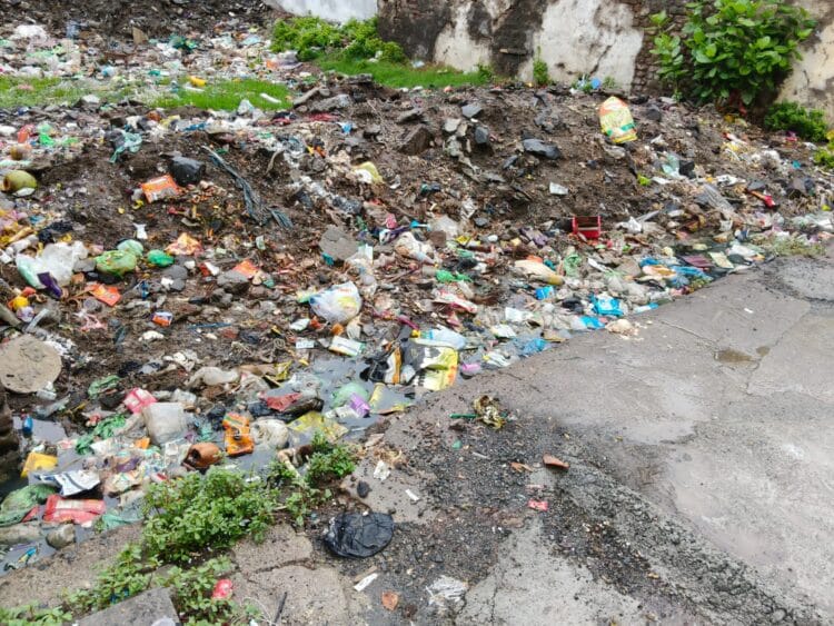 मित्रनगरात घाणीचे साम्राज्य ; नागरीक हैराण 1 image editor output image95518720 1748094163895