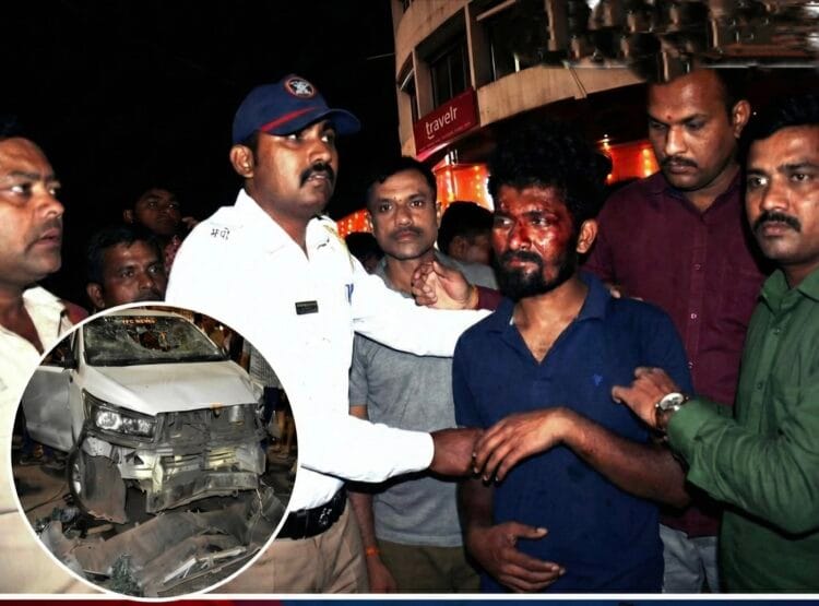 सांगली हादरली! टिळक चौकात मद्यधुंद कार चालकाचा थरार; ६ पोलिसांसह १५ जण गंभीर जखमी 1 image editor output image1846416086 1770019958834